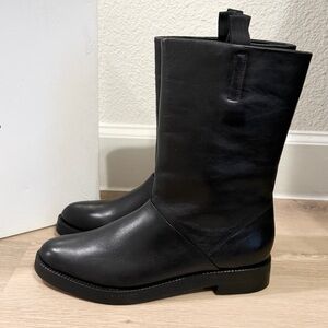Black Leather Boots
